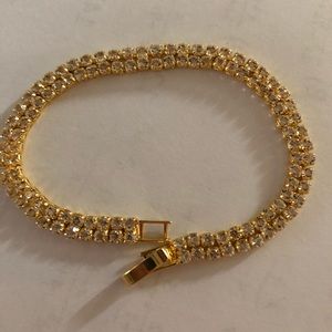 Double Layer Tennis Bracelet